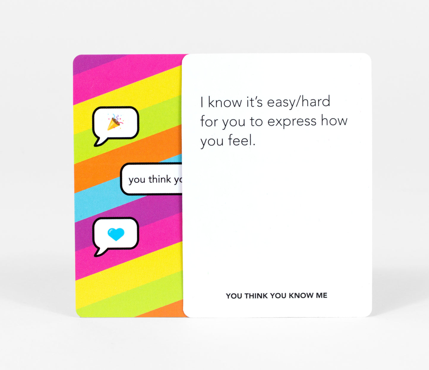 You Think You Know Me: A Conversational Card Game