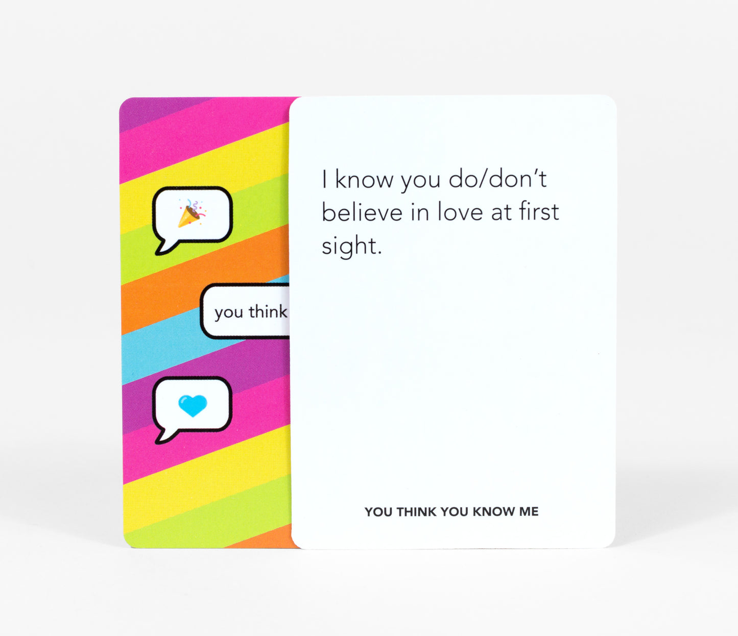 You Think You Know Me: A Conversational Card Game