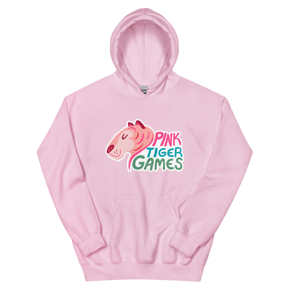 Pink Tiger Games Logo Unisex Hoodie
