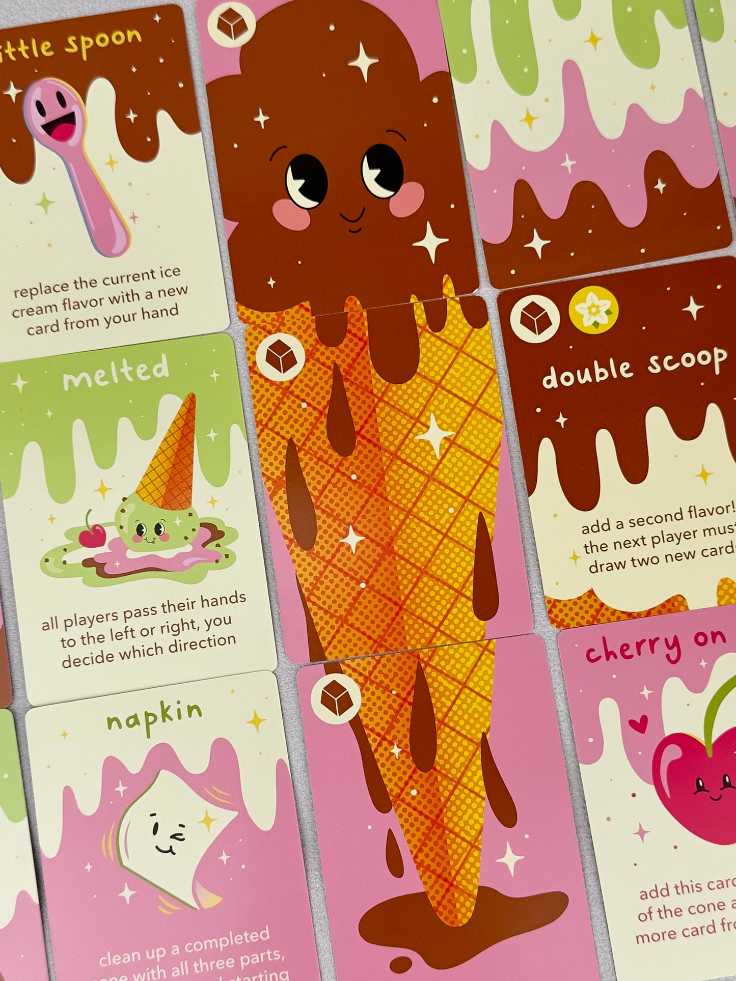 Melted: A Messy Ice Cream Card Game