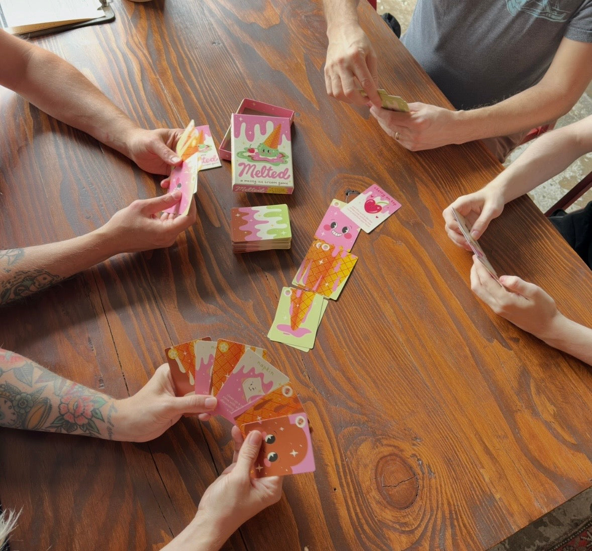 Melted: A Messy Ice Cream Card Game