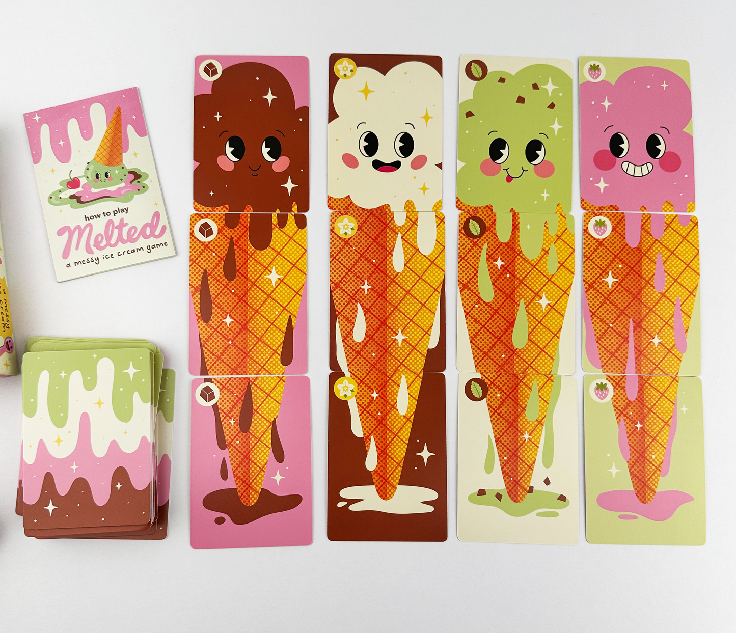 Melted: A Messy Ice Cream Card Game
