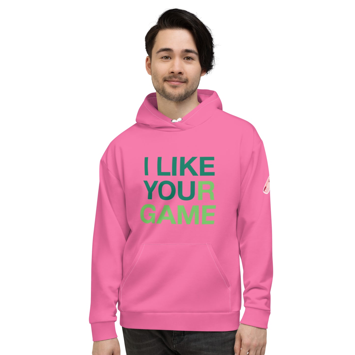 Pink I like your game Unisex Hoodie