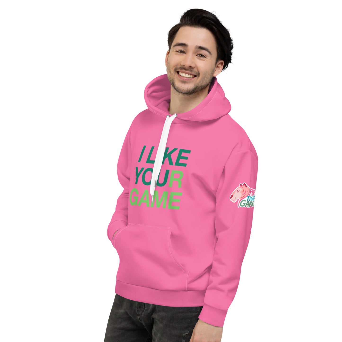 Pink I like your game Unisex Hoodie