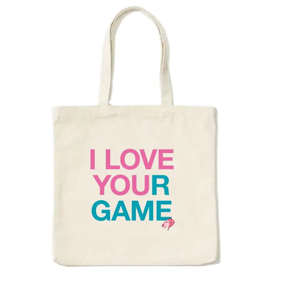 I LOVE YOUR GAME Canvas Tote