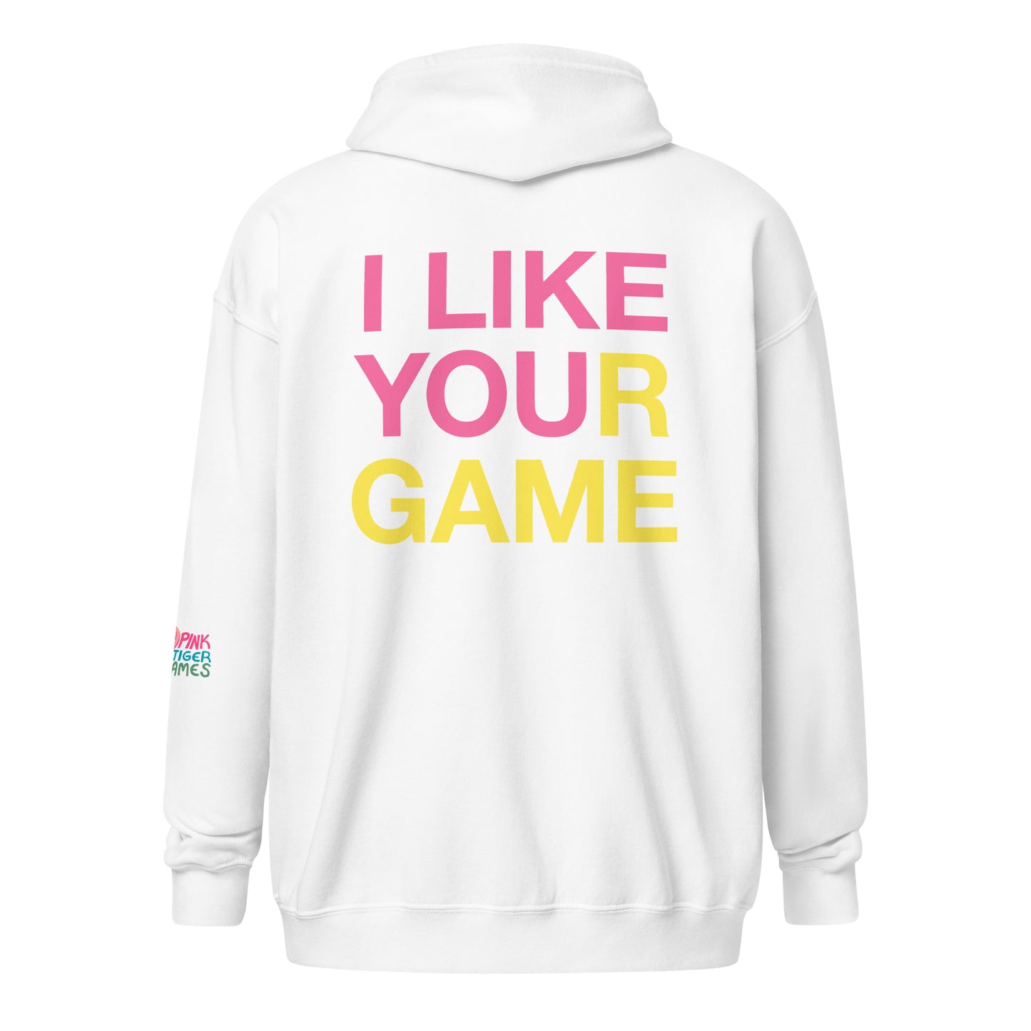 I like your game Pink Tiger Games Unisex heavy blend zip hoodie