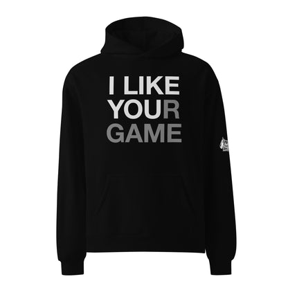 I like your game Pink Tiger Games Unisex oversized hoodie