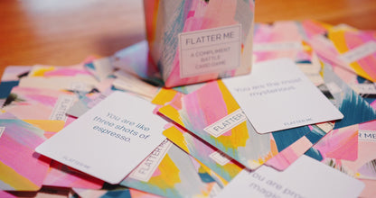 Flatter Me: A Compliment Battle Card Game